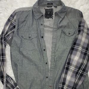 Guess Logan Large Button Long Sleeve Shirt